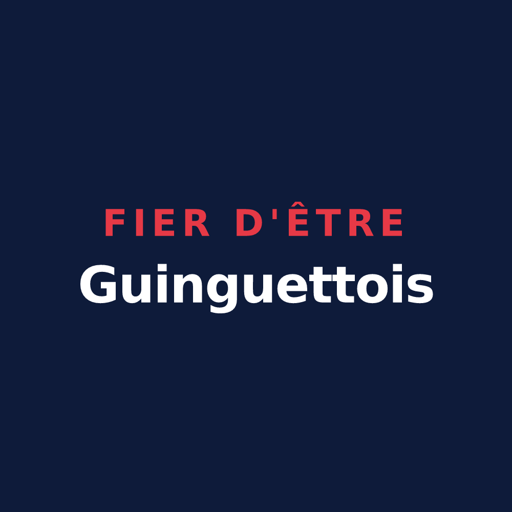 T-shirt « Fier d'être Guinguettois » — design pour Bourg-Madame