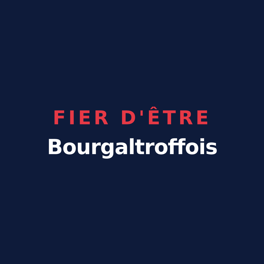 T-shirt « Fier d'être Bourgaltroffois » — design pour Bourgaltroff