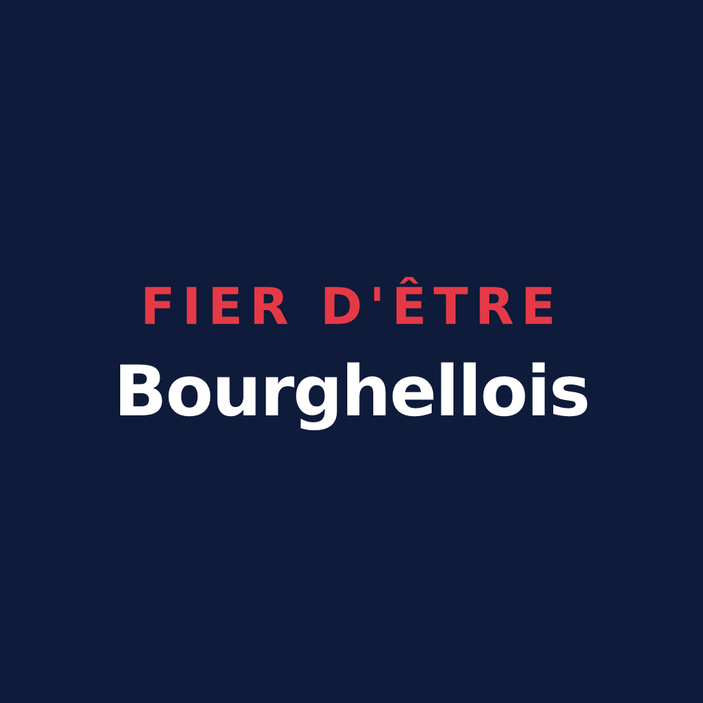 T-shirt « Fier d'être Bourghellois » — design pour Bourghelles