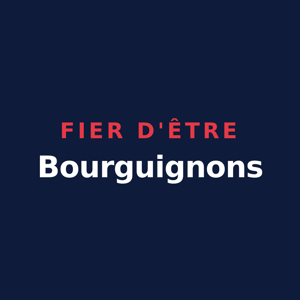 T-shirt « Fier d'être Bourguignons » — design pour Bourgogne-Fresne