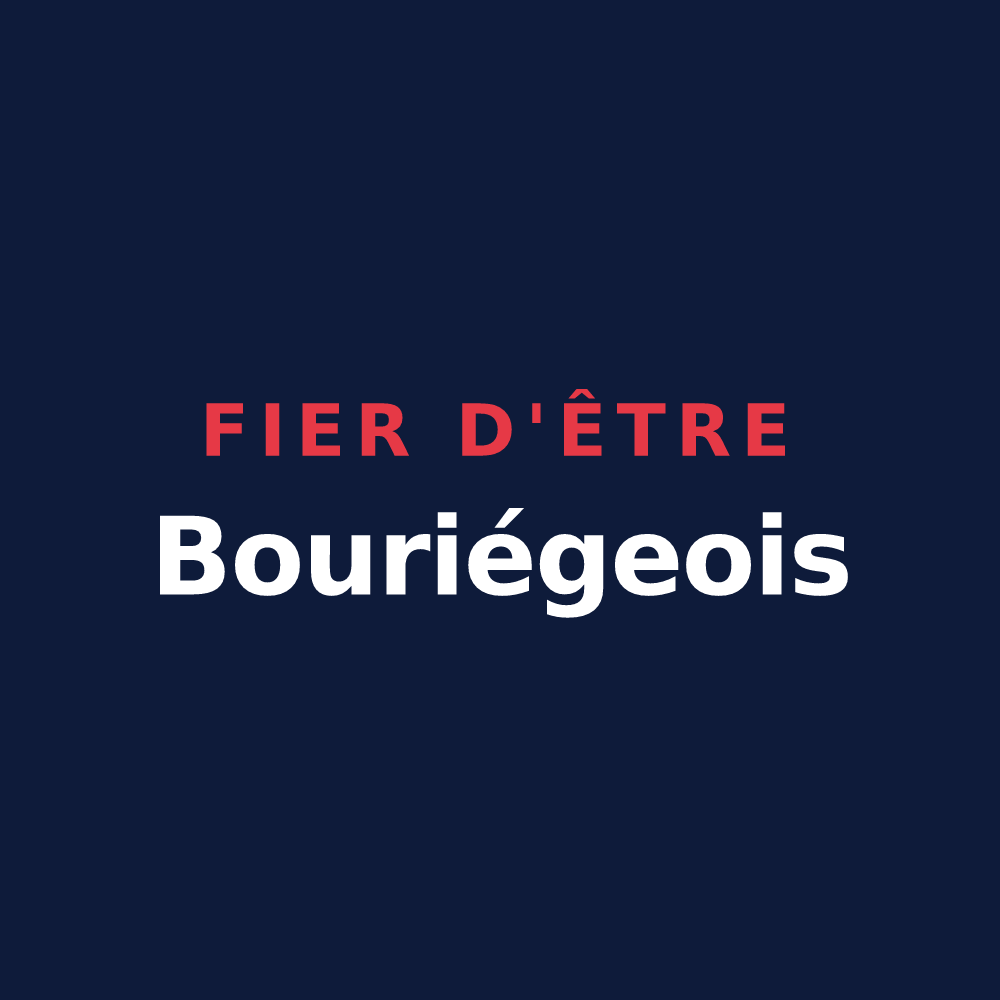 T-shirt « Fier d'être Bouriégeois » — design pour Bouriège