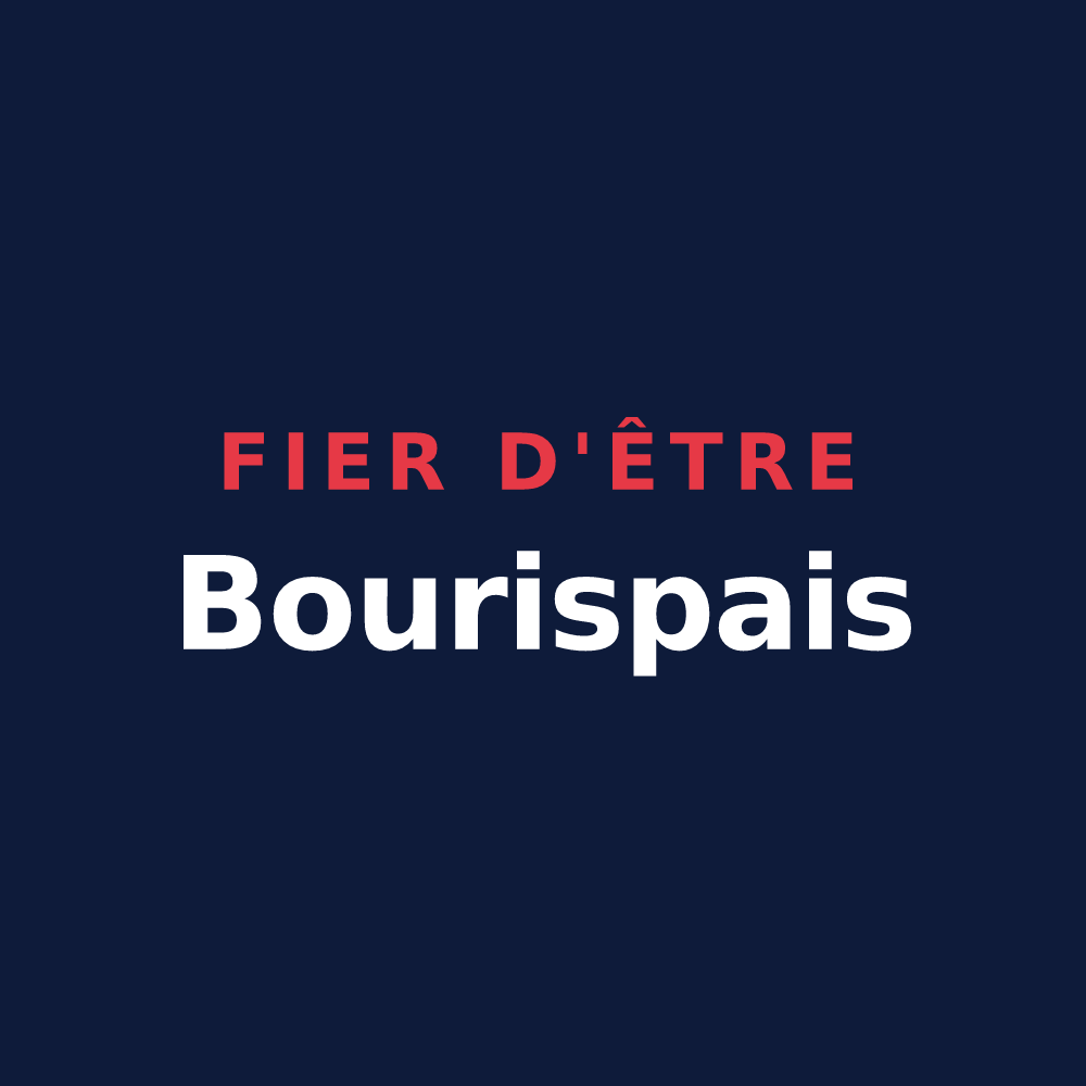 T-shirt « Fier d'être Bourispais » — design pour Bourisp
