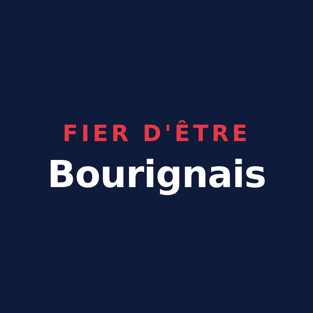 T-shirt « Fier d'être Bourignais » — design pour Bourogne