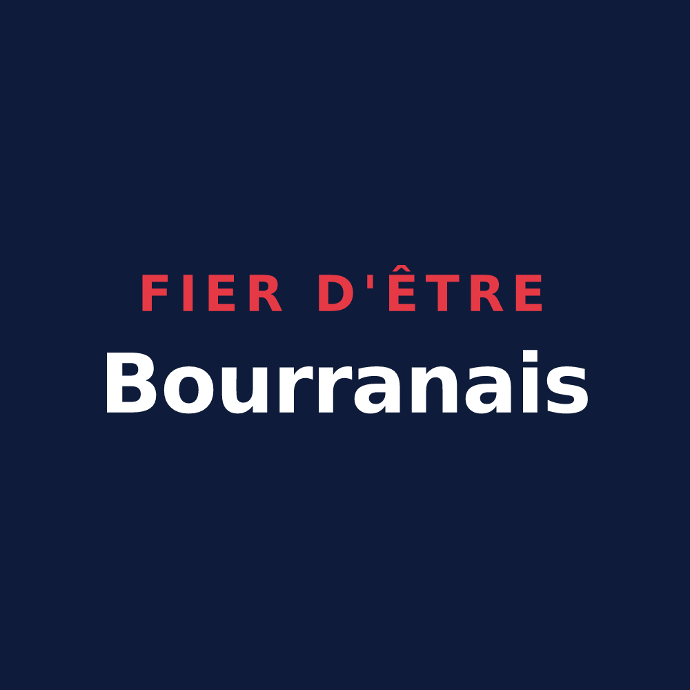 T-shirt « Fier d'être Bourranais » — design pour Bourran