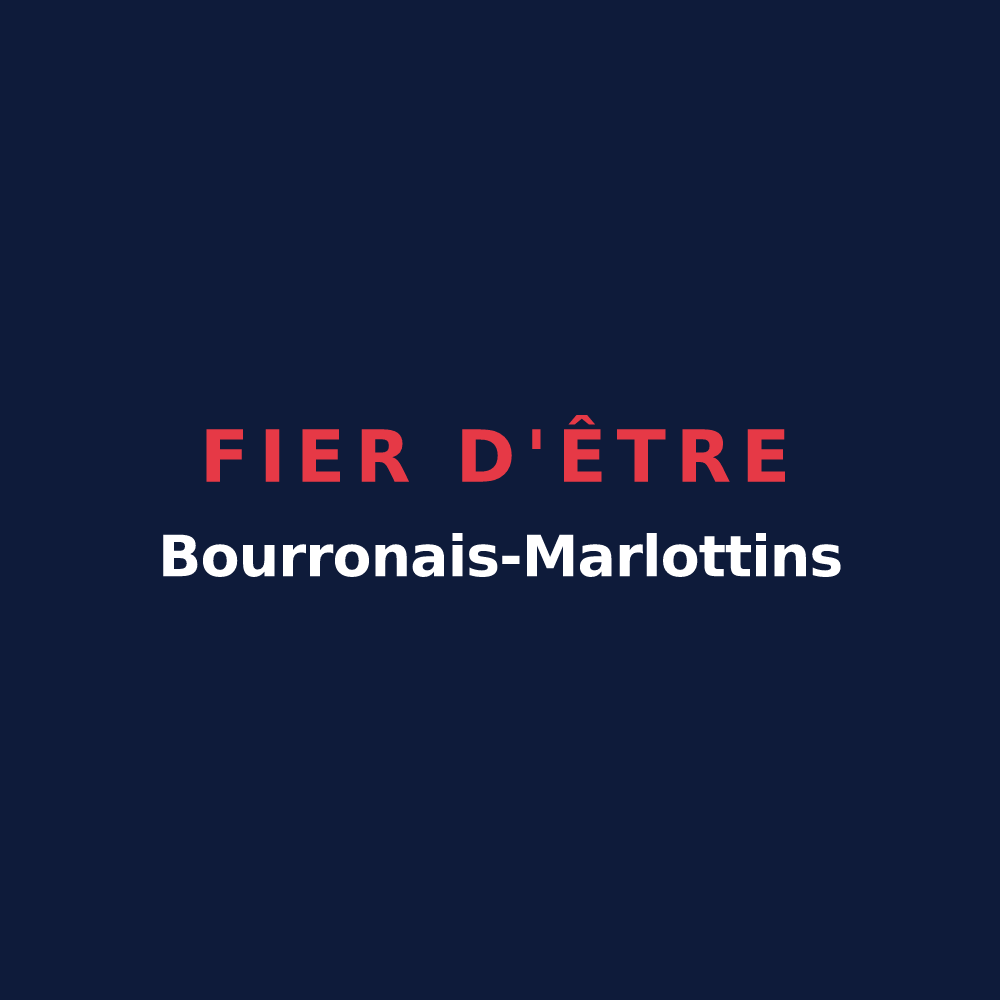 T-shirt « Fier d'être Bourronais-Marlottins » — design pour Bourron-Marlotte