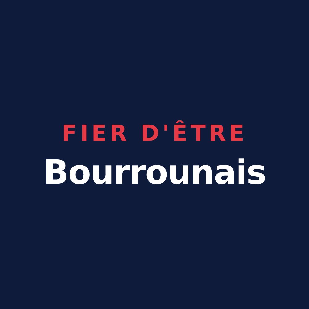T-shirt « Fier d'être Bourrounais » — design pour Bourrou