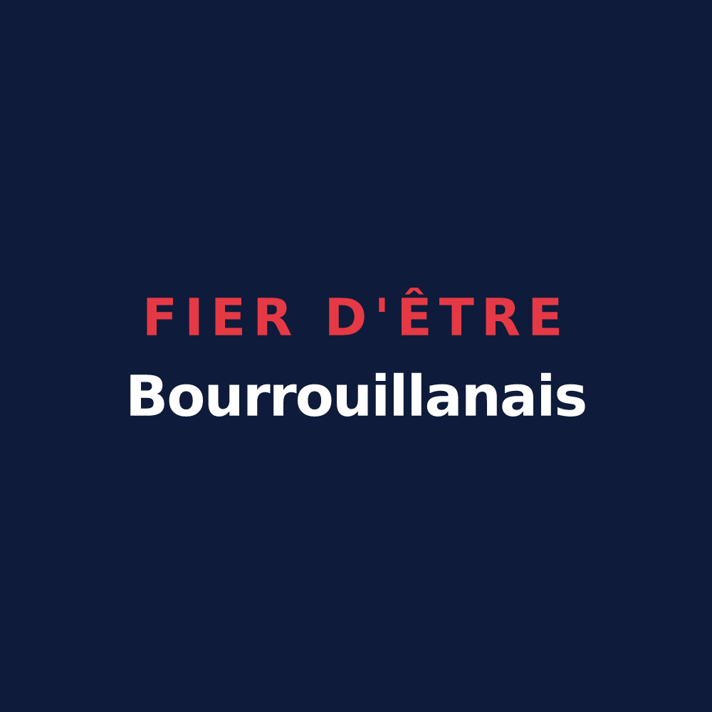 T-shirt « Fier d'être Bourrouillanais » — design pour Bourrouillan
