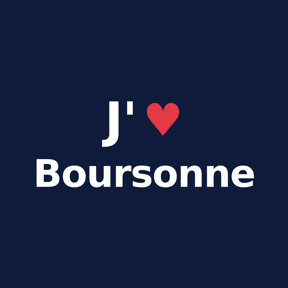 T-shirt personnalisé Boursonne — design J'aime Boursonne