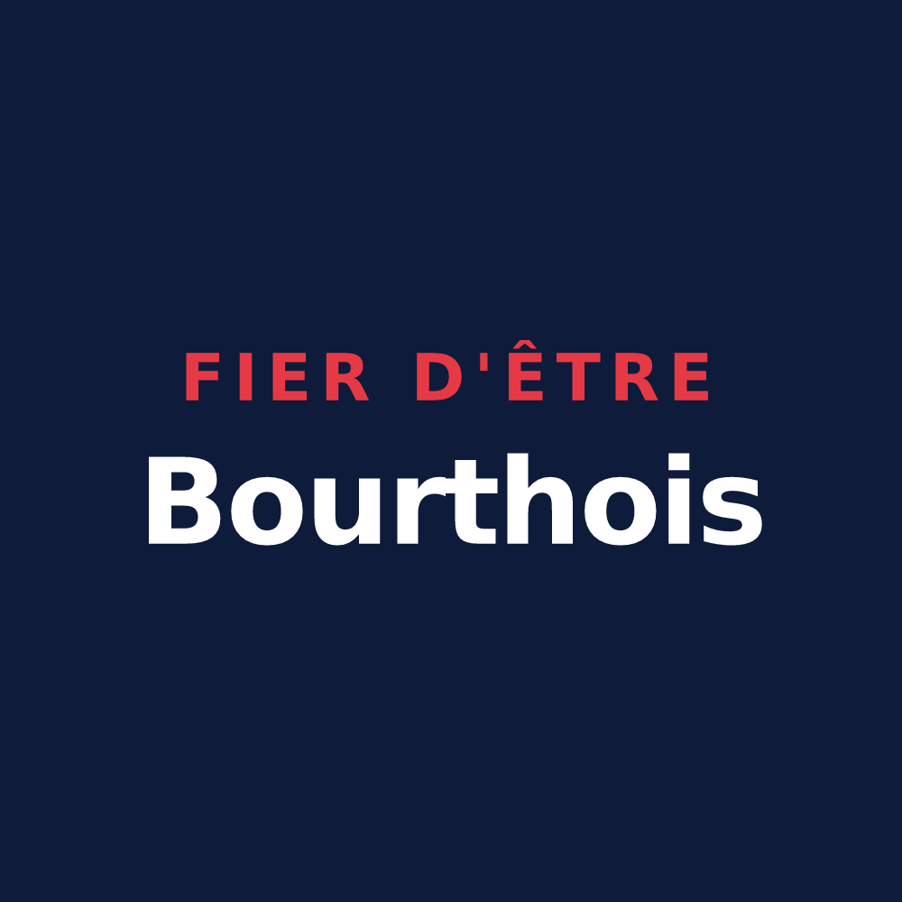 T-shirt « Fier d'être Bourthois » — design pour Bourthes