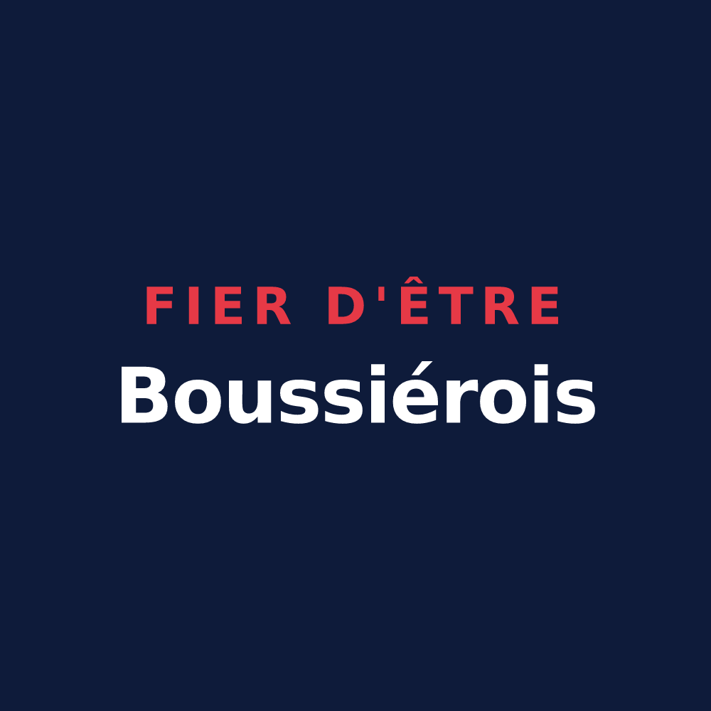 T-shirt « Fier d'être Boussiérois » — design pour Boussières