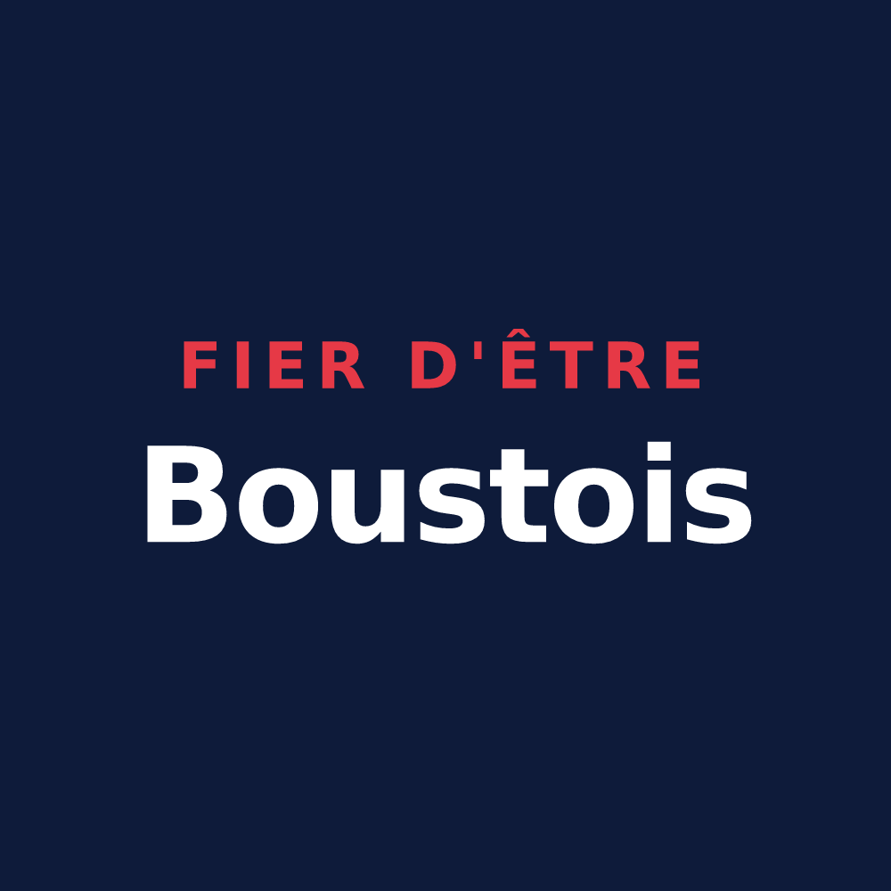 T-shirt « Fier d'être Boustois » — design pour Boust