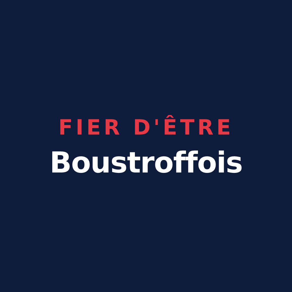 T-shirt « Fier d'être Boustroffois » — design pour Boustroff