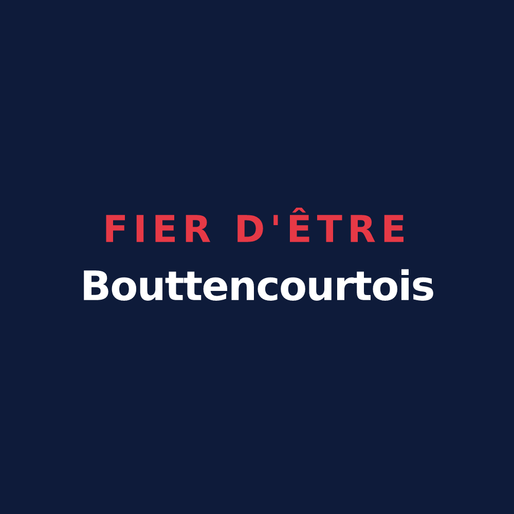 T-shirt « Fier d'être Bouttencourtois » — design pour Bouttencourt