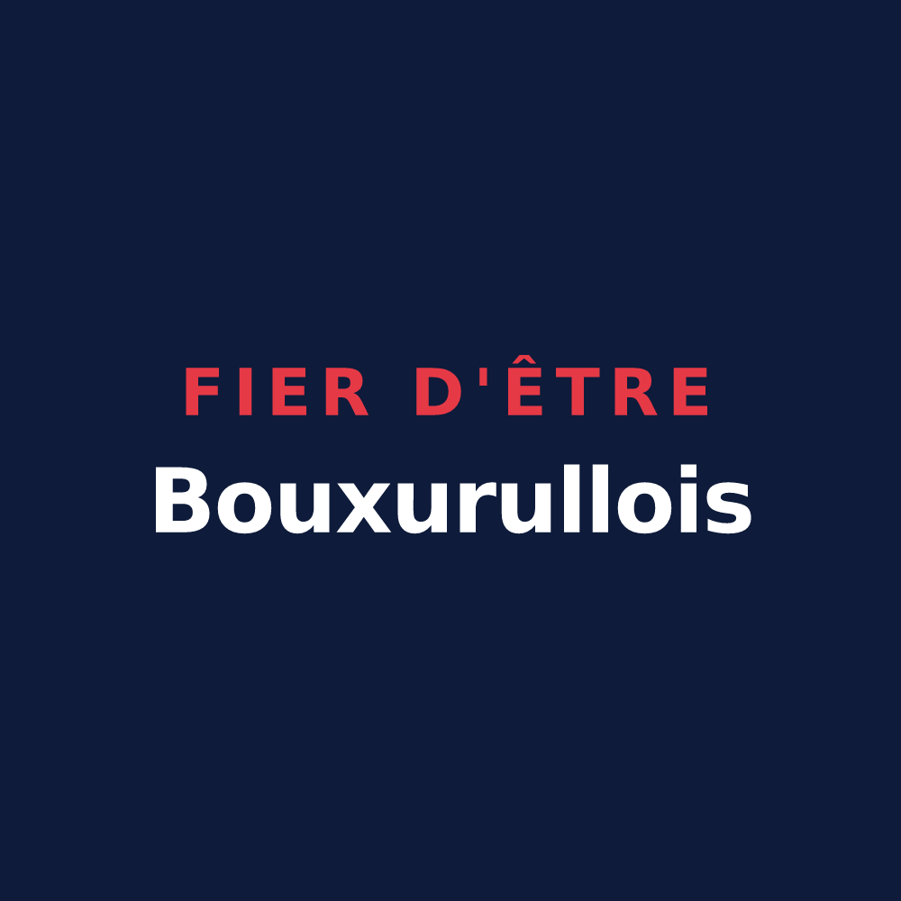 T-shirt « Fier d'être Bouxurullois » — design pour Bouxurulles