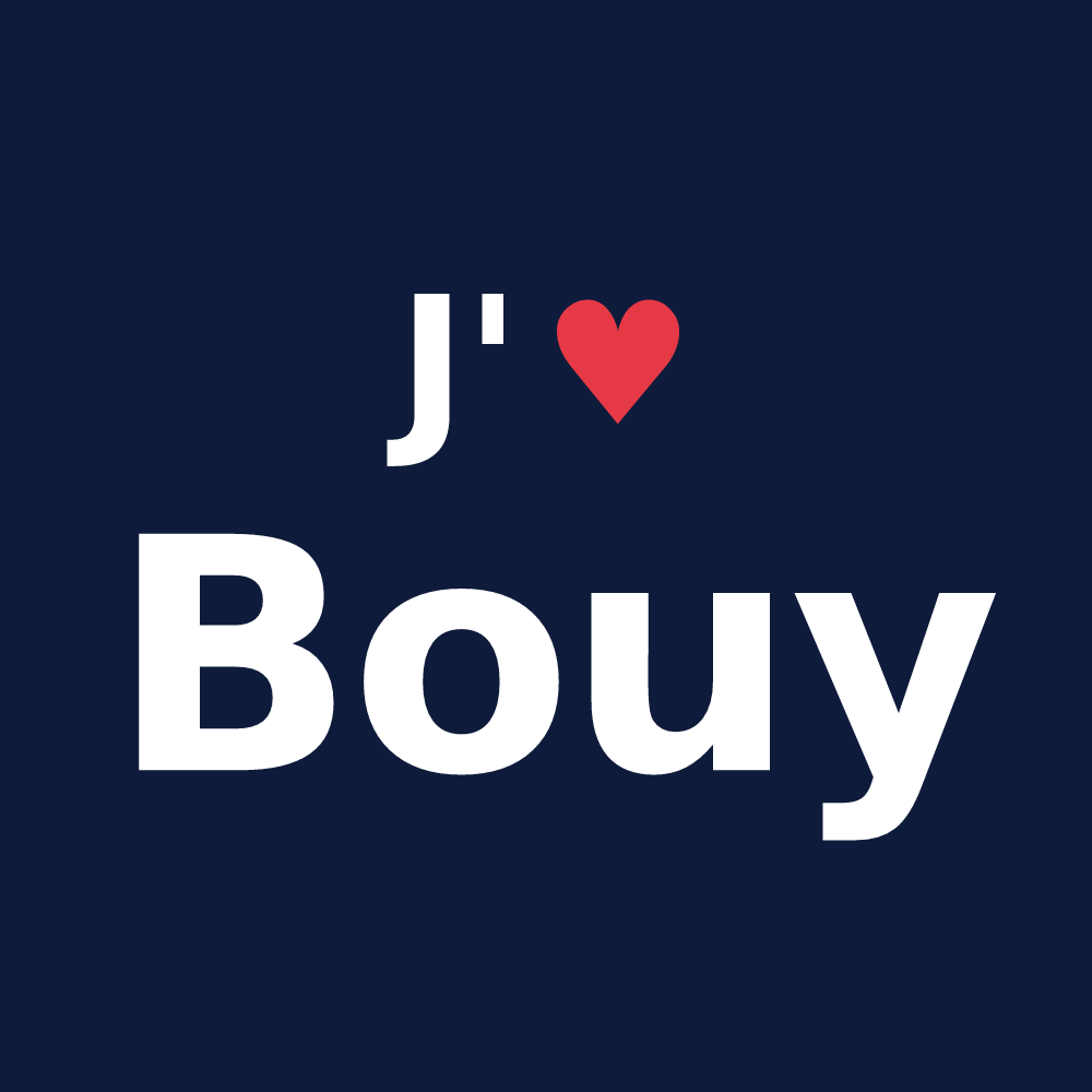 T-shirt personnalisé Bouy — design J'aime Bouy
