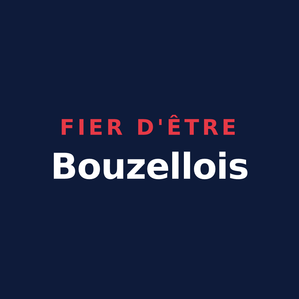 T-shirt « Fier d'être Bouzellois » — design pour Bouzel