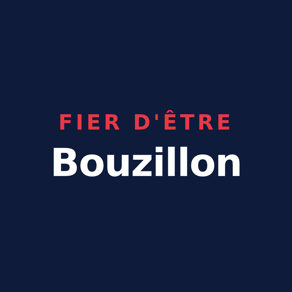 T-shirt « Fier d'être Bouzillon » — design pour Bouzy