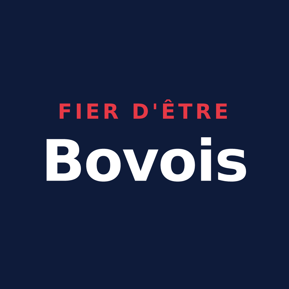 T-shirt « Fier d'être Bovois » — design pour Boves