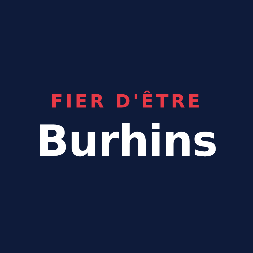T-shirt « Fier d'être Burhins » — design pour Boz