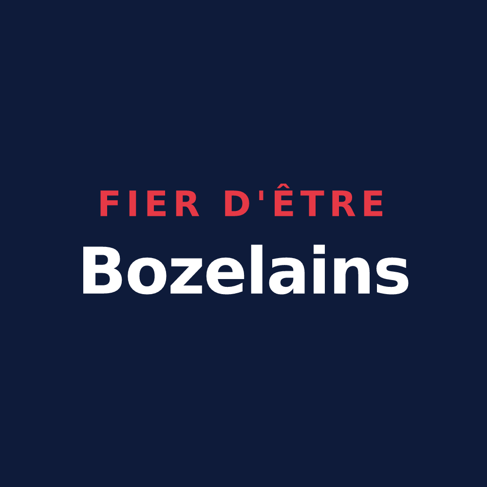 T-shirt « Fier d'être Bozelains » — design pour Bozel