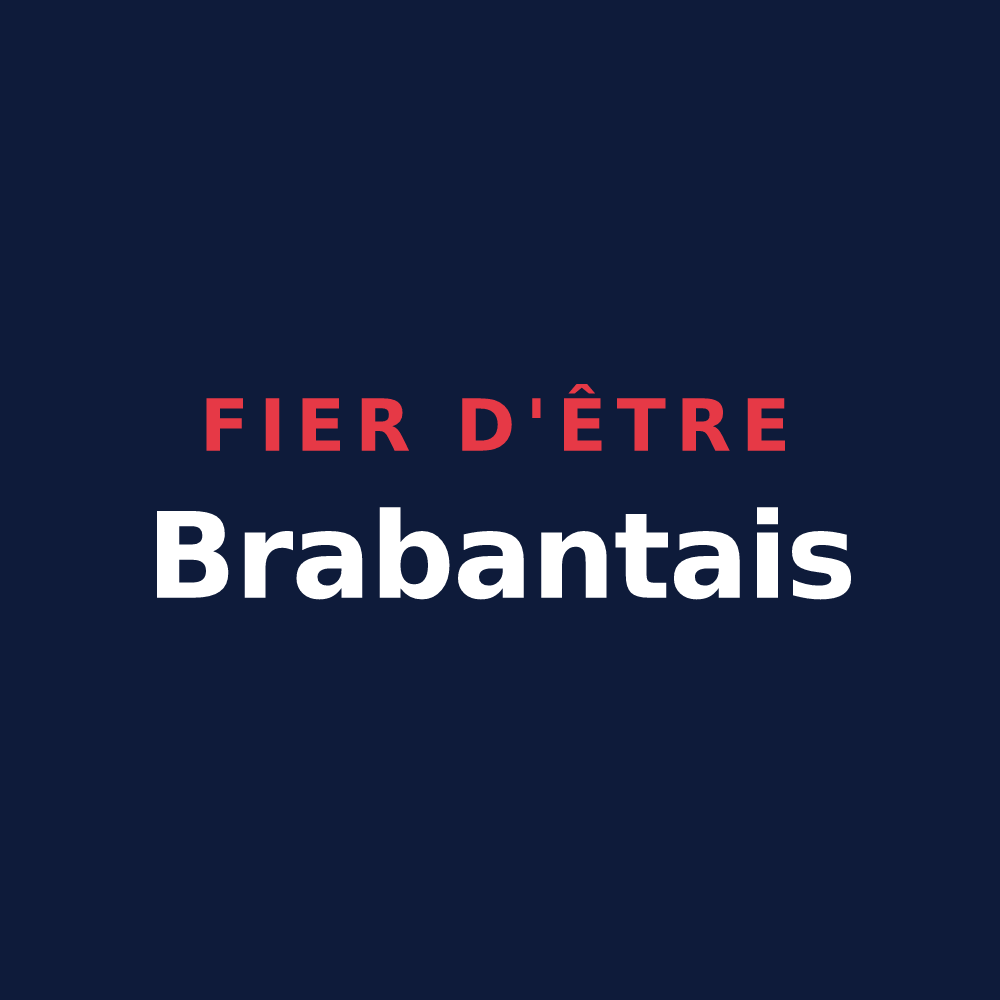 T-shirt « Fier d'être Brabantais » — design pour Brabant-le-Roi
