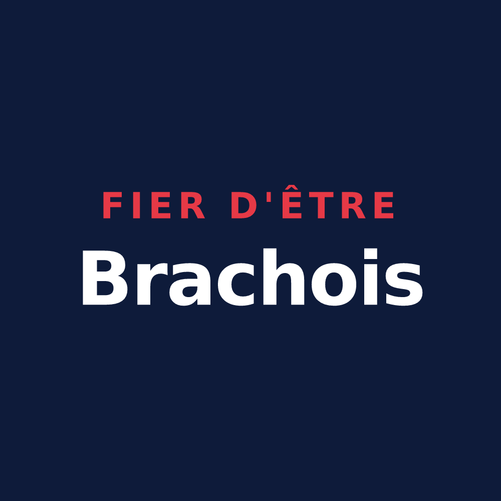 T-shirt « Fier d'être Brachois » — design pour Brach