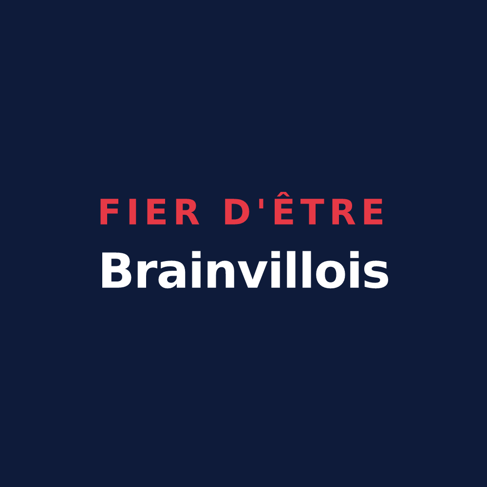 T-shirt « Fier d'être Brainvillois » — design pour Brainville