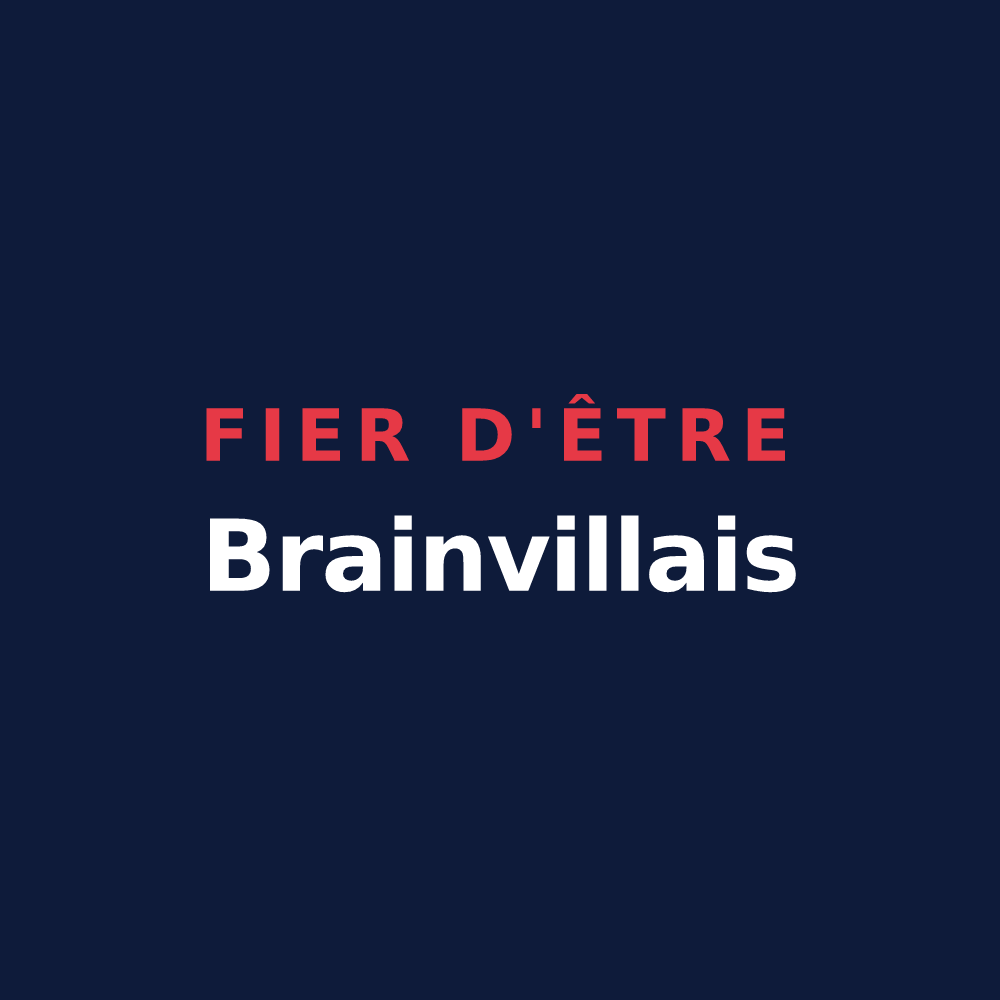 T-shirt « Fier d'être Brainvillais » — design pour Brainville