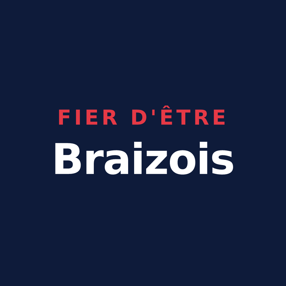 T-shirt « Fier d'être Braizois » — design pour Braize