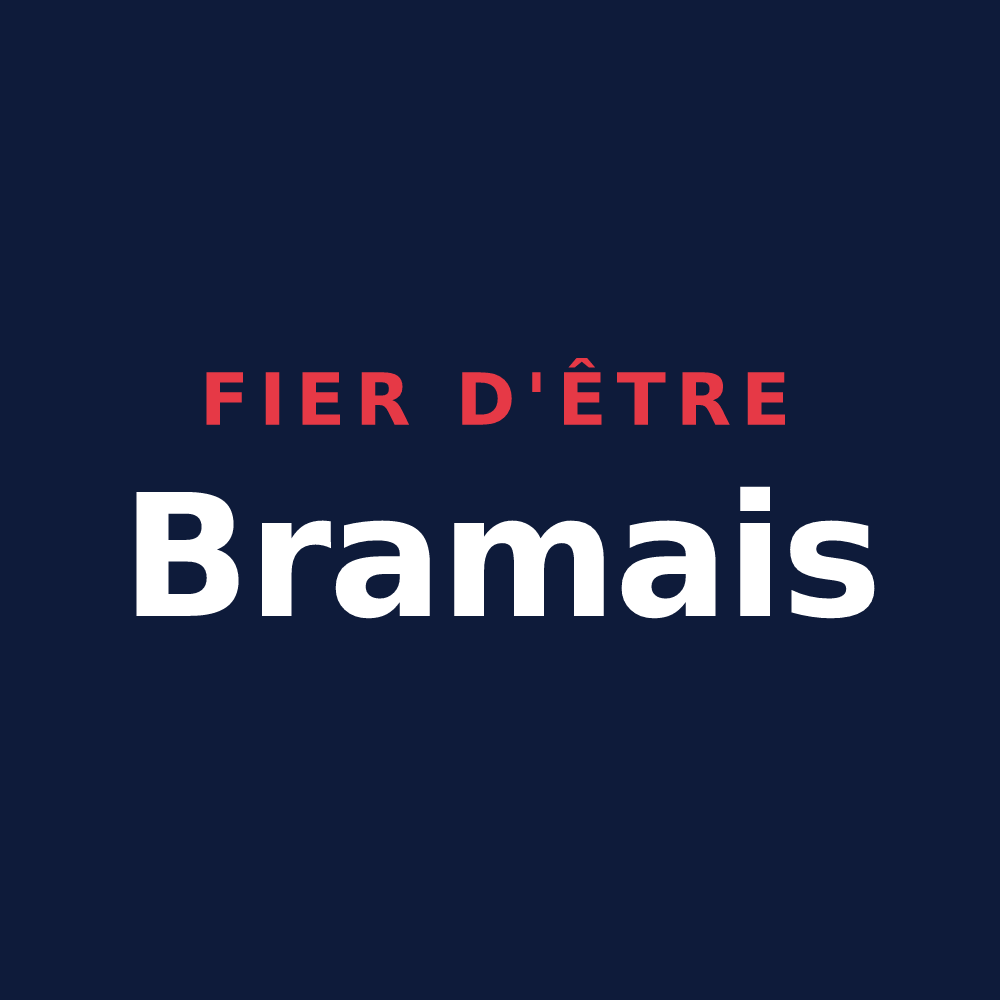 T-shirt « Fier d'être Bramais » — design pour Bram