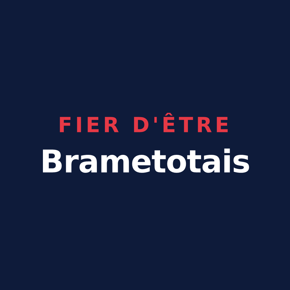 T-shirt « Fier d'être Brametotais » — design pour Brametot