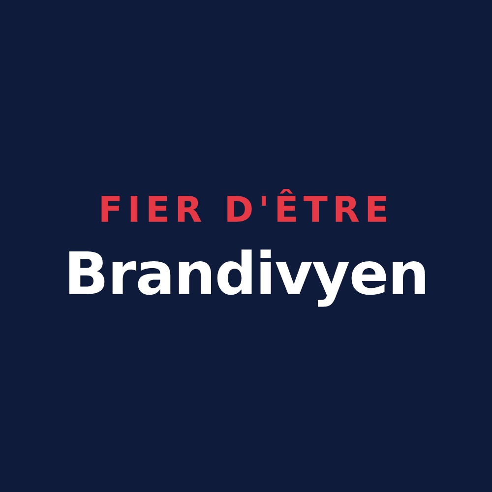 T-shirt « Fier d'être Brandivyen » — design pour Brandivy
