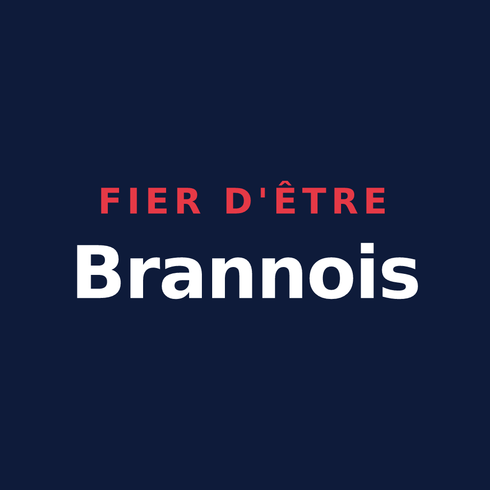 T-shirt « Fier d'être Brannois » — design pour Branne