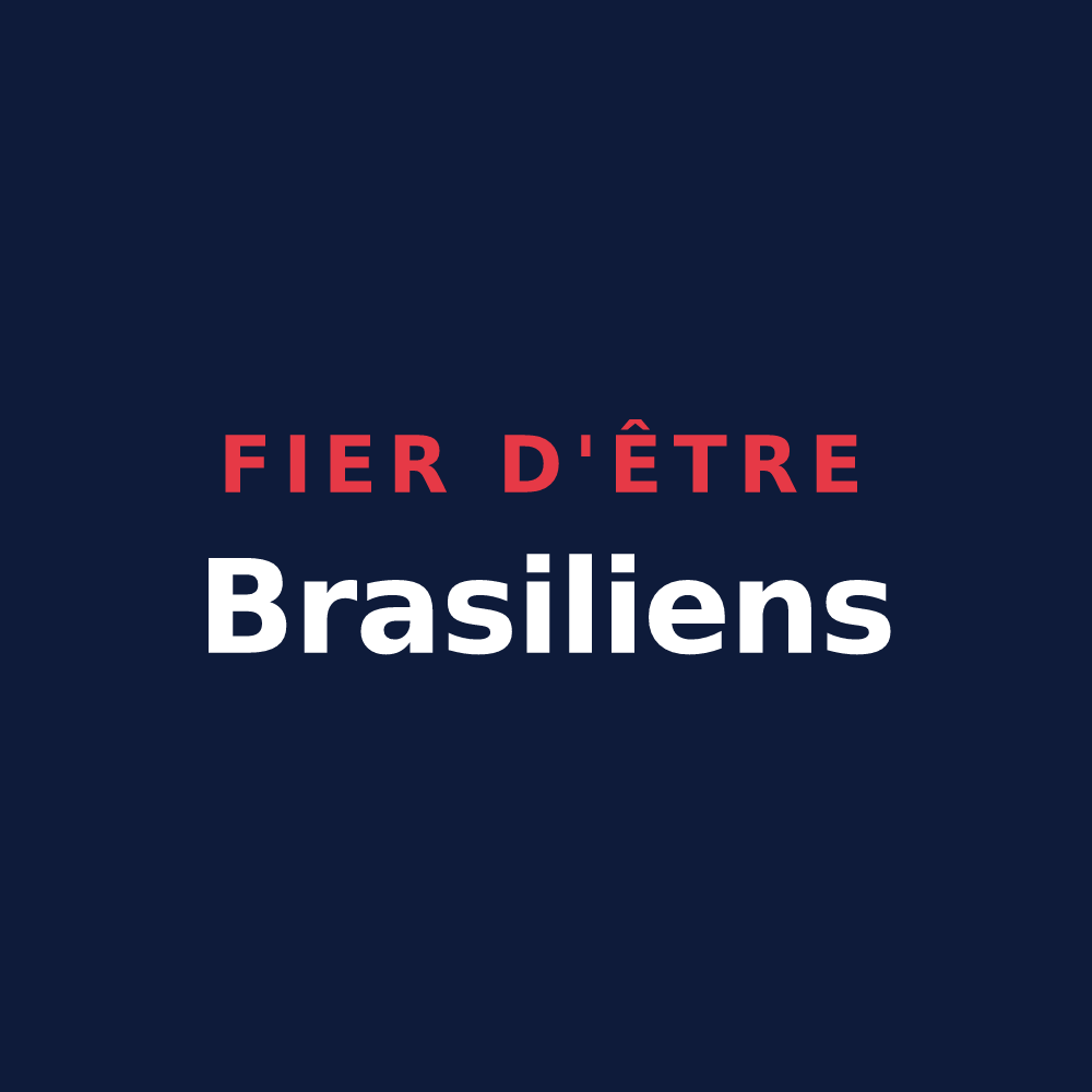 T-shirt « Fier d'être Brasiliens » — design pour Bras-sur-Meuse