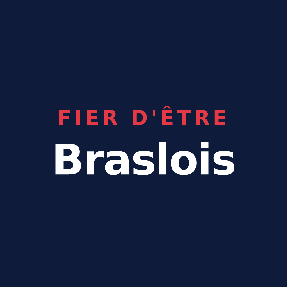 T-shirt « Fier d'être Braslois » — design pour Brasles
