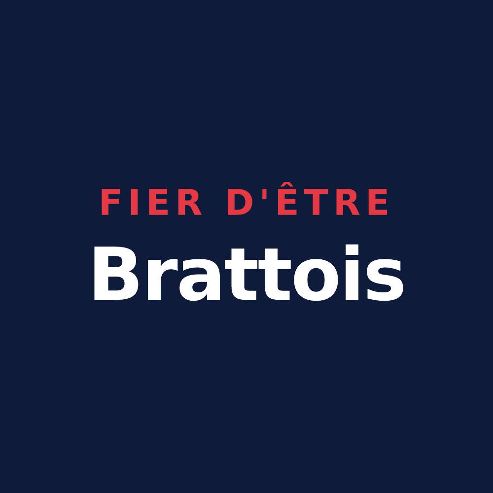T-shirt « Fier d'être Brattois » — design pour Bratte