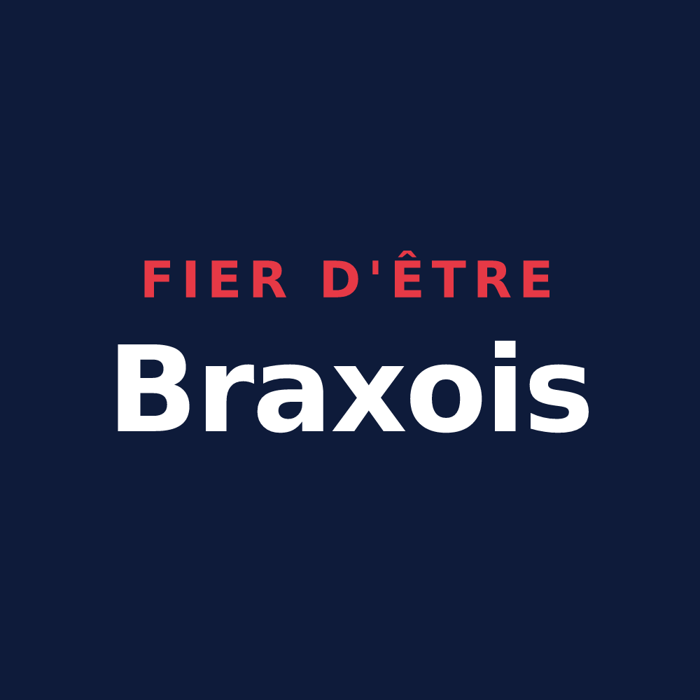 T-shirt « Fier d'être Braxois » — design pour Brax