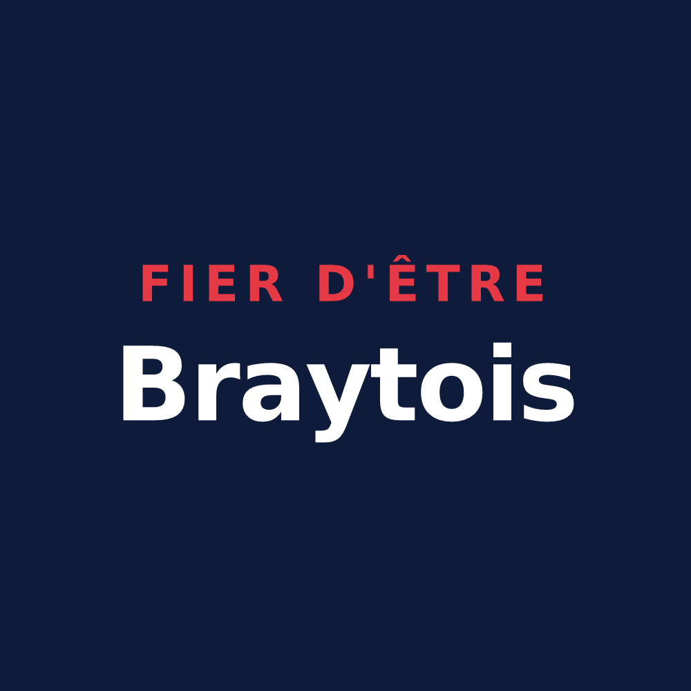 T-shirt « Fier d'être Braytois » — design pour Bray-sur-Seine