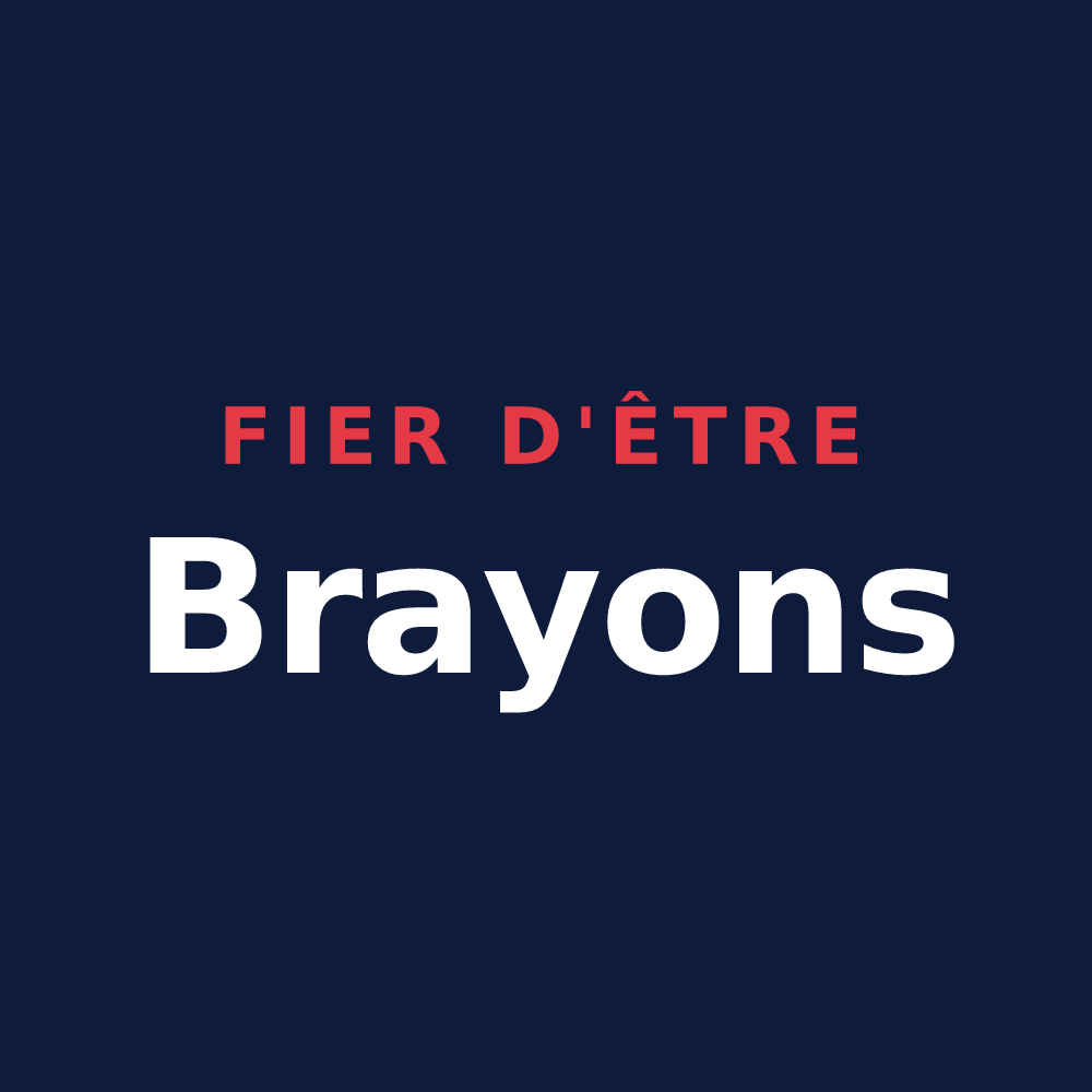 T-shirt « Fier d'être Brayons » — design pour Bray-sur-Somme