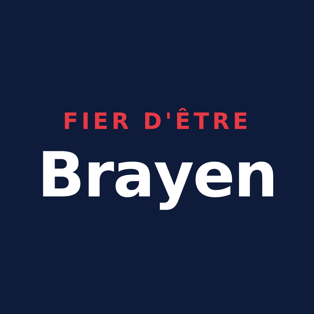 T-shirt « Fier d'être Brayen » — design pour Bray