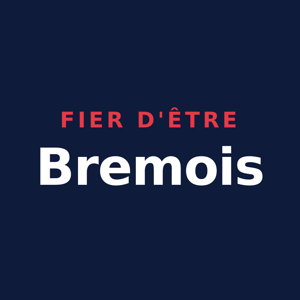 T-shirt « Fier d'être Bremois » — design pour Brem-sur-Mer