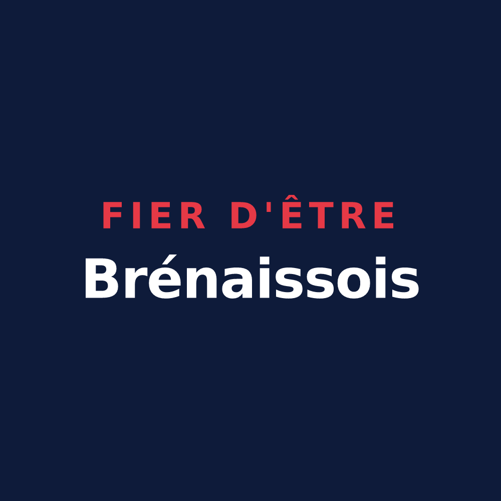 T-shirt « Fier d'être Brénaissois » — design pour Bresnay