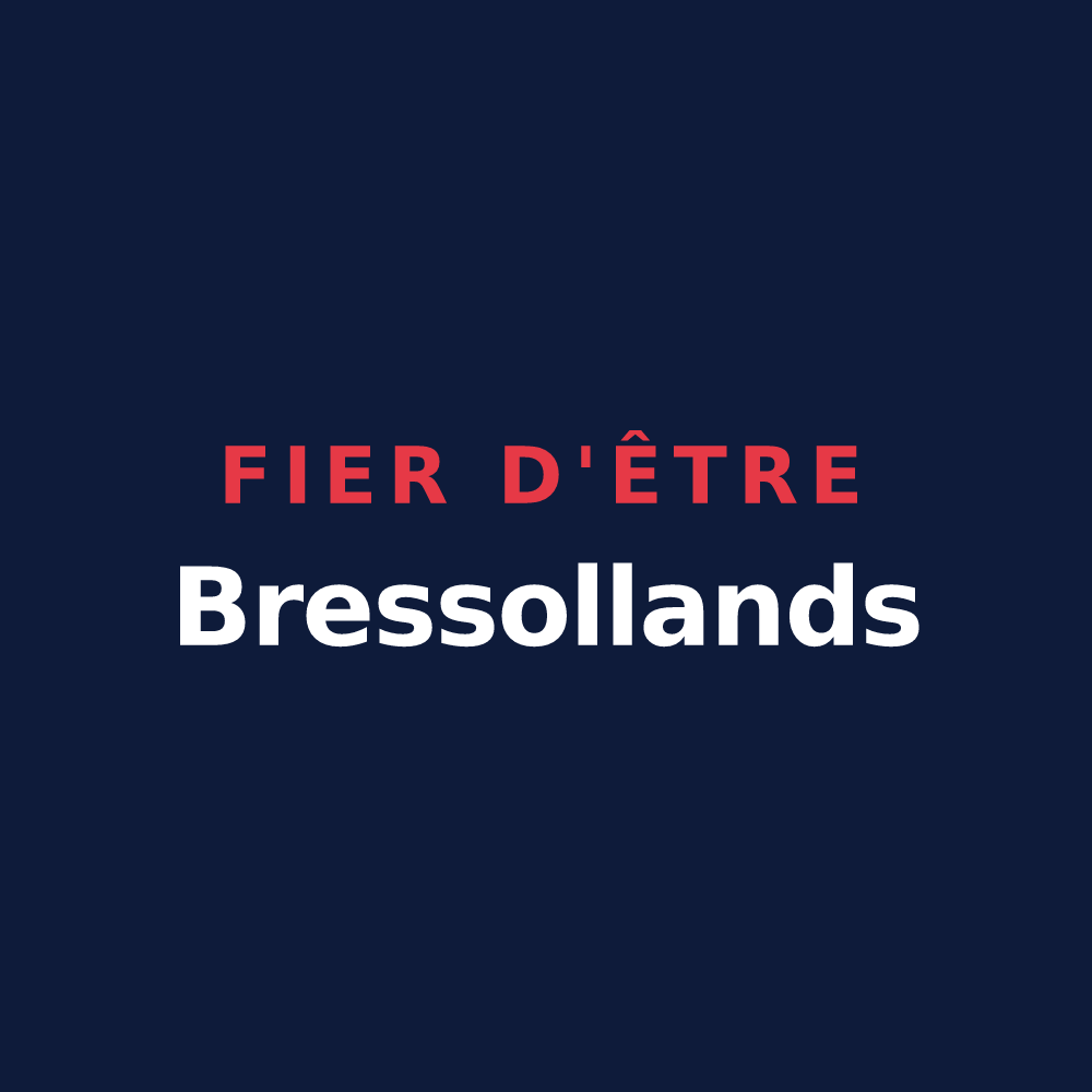 T-shirt « Fier d'être Bressollands » — design pour Bressolles