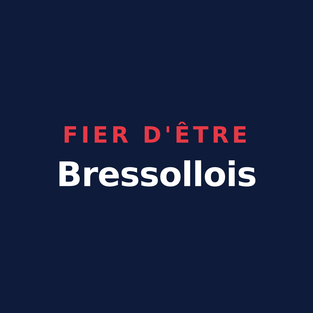 T-shirt « Fier d'être Bressollois » — design pour Bressolles