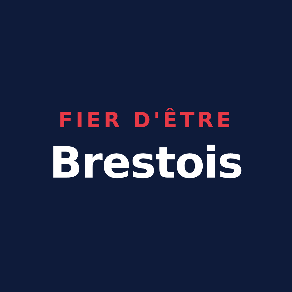 T-shirt « Fier d'être Brestois » — design pour Brest