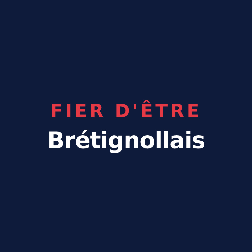 T-shirt « Fier d'être Brétignollais » — design pour Bretignolles-sur-Mer