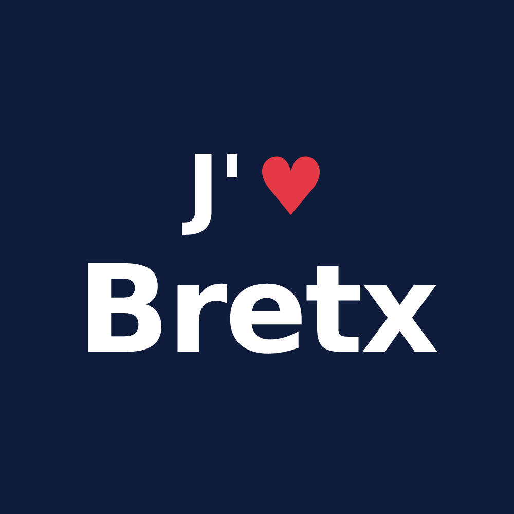 T-shirt personnalisé Bretx — design J'aime Bretx
