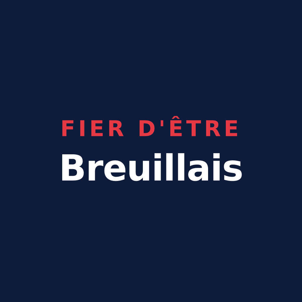 T-shirt « Fier d'être Breuillais » — design pour Breuil-Magné