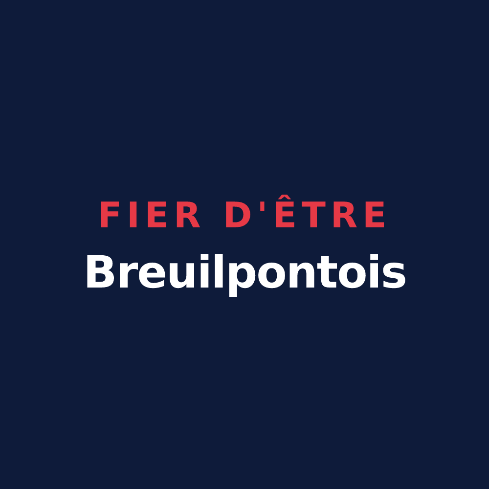 T-shirt « Fier d'être Breuilpontois » — design pour Breuilpont