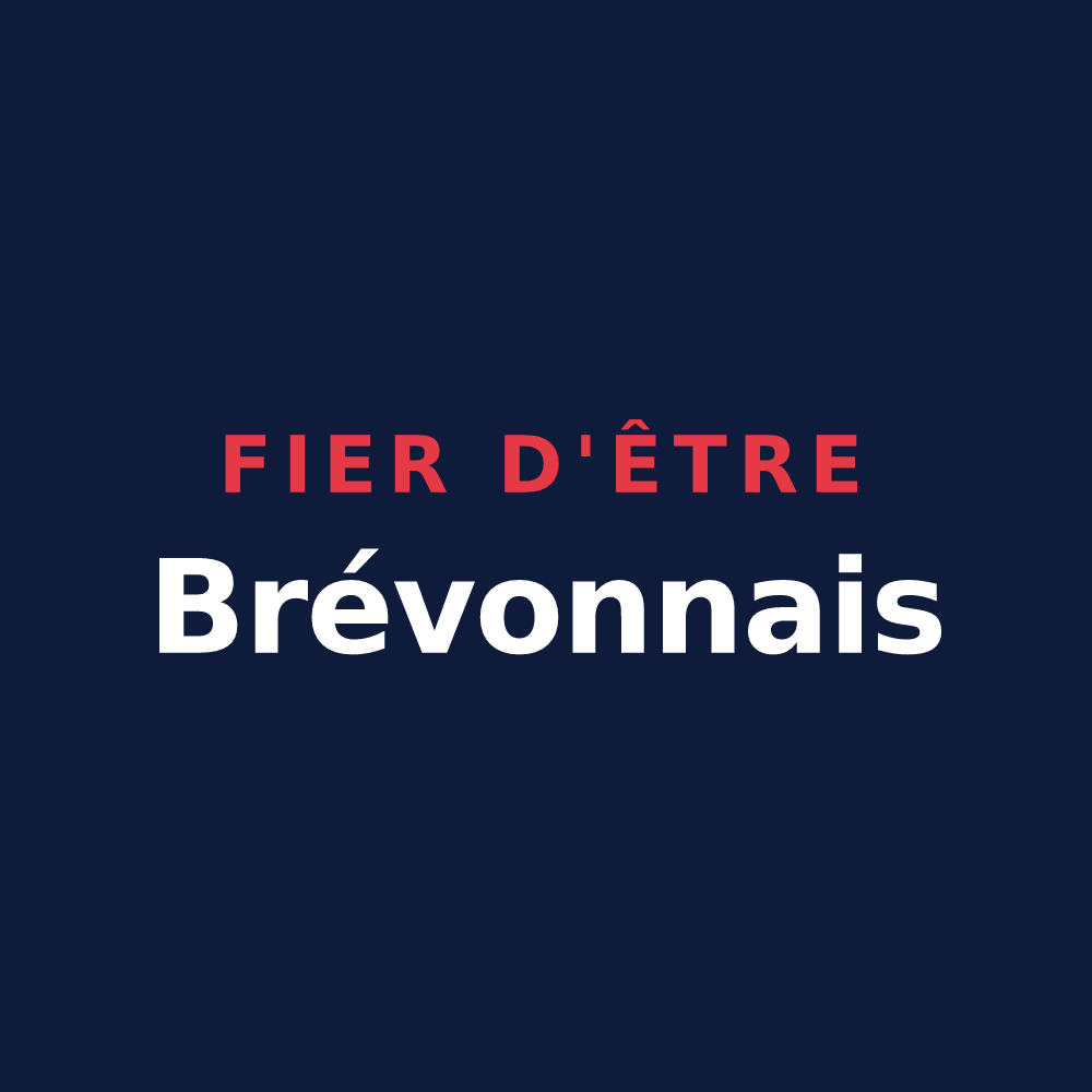 T-shirt « Fier d'être Brévonnais » — design pour Brévonnes